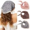 Molans Chiffon Scarf Headbands - Bandana Kerchief Print Hair Scarves for Women view 1