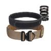 Elite Tribe Tactical Belt Riggers Belt D-Ring Molle 1.75-2inch Combat Amy Hunting Belt (Small, Multicam Black) view 1
