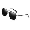 COTIA Men's Metal Polarized Full Reading Sunglasses Outdoor Driving Classic Reader Presbyopic Goggles Sun Glasses (black, 0, multiplier_x) view 1