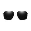 COTIA Men's Metal Polarized Full Reading Sunglasses Outdoor Driving Classic Reader Presbyopic Goggles Sun Glasses (black, 0, multiplier_x) view 2