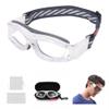 SooGree Sports Glasses for Men Womens,Basketball Football Eyewear Protective Glasses Shock Collision Lens Replaceable view 1