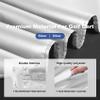 Explore Land 600D Waterproof Golf Cart Cover Universal Fits for Most Brand 4 Passenger Cat (Silver) view 3