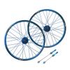 BMX Wheelset 20In 406 Bike Rim Disc Brake Quick Release Hub 32 Holes for 7 8 9 10 Speed Cassette 1653g (Color : Blue, Size : 406) view 1