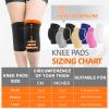 HISFFOG Volleyball Knee Pads for Dancers, Soft Breathable Knee Pads for Men Women Younth Girls Kids Knees Protective, Knee Braces for Volleyball Football Dance Yoga Wrestling Running Cycling view 3