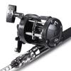 Sougayilang Conventional Reel and Fiberglass Fishing Rod Combo, Medium Heavy for Catfish Angling 6'-3000 view 1