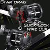 Sougayilang Conventional Reel and Fiberglass Fishing Rod Combo, Medium Heavy for Catfish Angling 6'-3000 view 3