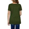 Digood Girls Summer Casual Tunic Tops Knot Front Button Short Sleeve Blouse T Shirts Tee Blouse for 4-13 Years(Green,8-9 Years), Greene view 4