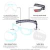 SooGree Sports Goggles Glasses Men Racquetball Basketball Football Eyewear Protective Glasses Shock Collision Lens Replaceable view 3