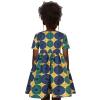 Digood Toddler Baby Girls African Dashiki Dress Summer Short Sleeve Round Neck Ankara Princess Dresses Outfits(Green,2-3 Years) view 3