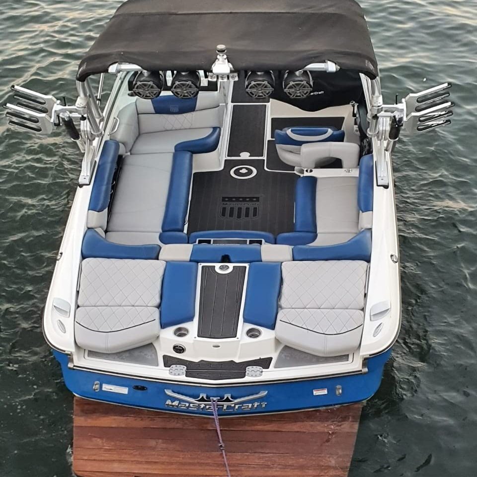 Boat EVA Faux Teak Decking Floor Compatible with 2006 MasterCraft X-45 Swim Platform