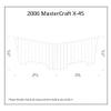 Boat EVA Faux Teak Decking Floor Compatible with 2006 MasterCraft X-45 Swim Platform view 2