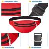 14 Pieces Fanny Pack Bulk 80s 90s Waist Bag for Women Adjustable Belt Exercise Waist Bag Running Pack 2 Zippers for Women Men Travel Running Phone Sports view 3