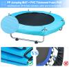 Indoor Trampoline for Kids Ages 1-8, 55" Small Outdoor Toddler Trampoline with Safety Enclosure Net, No-Gap Safe Design, Baby Round Jumping Mat, Recreational Trampolines Birthday Gifts for Boys Girls view 4
