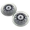 SHELLSK Bags and Accessories 2pcs 70mm Clear Luggage Suitcase Replacement Rubber Wheel Roller Suitcase Repair Parts for The Luggage Service view 1