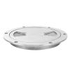 Acouto Boat Round Deck Plate 6" Round Access Hatch Cover Deck Plate 316 Stainless Steel Deck Cover Plate Cabin Bottom Plate and Export Yacht Marine Hardware view 4