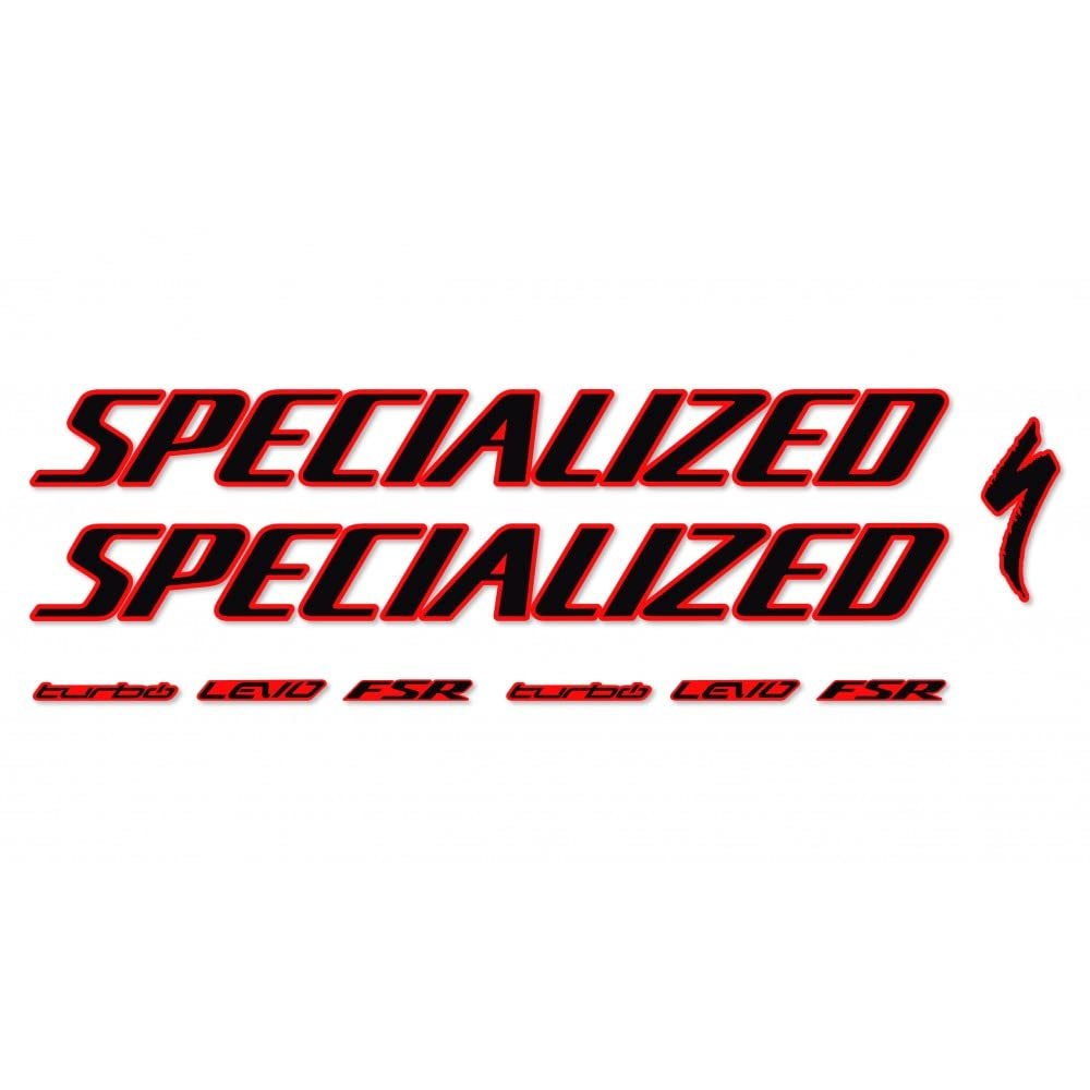 STAR SAM Specialized Turbo Levo FSR 2021 Red 1CMT Bike Frame Stickers