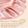 YANIBEST 2 PCS Baby Bonnet Silk Satin Bonnet for Kids Sleeping Cap Curly Natural Hair Silk Bonnets for Girls Boys Infant view 2