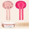 YANIBEST 2 PCS Baby Bonnet Silk Satin Bonnet for Kids Sleeping Cap Curly Natural Hair Silk Bonnets for Girls Boys Infant view 4
