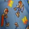 AME Sleepwear Boys Subway Surfer Jake Blue Short Sleeve Pajamas (4) view 2
