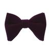Men's Elegant Adjustable Pre-tied Bow Ties Velvet Big Size Bowtie Formal Tuxedo Bowtie (Purple) view 1