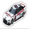 R and R Imports Nascar #2 Austin Cindric 4-Inch Vinyl Decal Stiker Car Design view 1