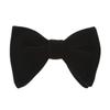 Eeleva Men's Elegant Adjustable Pre-tied Bow Ties Velvet Big Size Bowtie Formal Tuxedo Bowtie (Black), 4.7 inch view 1