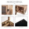 Freezing point 9" Baseball 12" Softball Display Case for Balls Homerun Shadow Box Frame Wall Mount Small Stand Holder Cubes Memorabilia Clear Sport Collectibles Single Gifts for Boys Carbonized 1 view 2