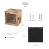 Freezing point 9" Baseball 12" Softball Display Case for Balls Homerun Shadow Box Frame Wall Mount Small Stand Holder Cubes Memorabilia Clear Sport Collectibles Single Gifts for Boys Carbonized 1 view 4