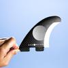 Firewire Endorfins KS1 3 Fin Set (FCS II - Black/White, Medium) view 4