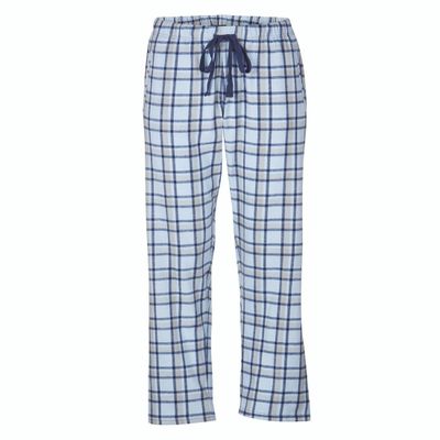 boxercraft Haley Flannel Pant for Women, 100% Cotton Flannel Pant with Side Pockets and Adjustable Drawstring, Heritage Carolina Blue M