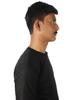 HPO Men's Human Hair Mustache Cosplay Facial Hair Fake Human Hair (Dark Black) view 4