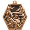 2.25" Martial Arts Medal Awards, Bronze Masters Martial Arts Team Trophy Awards Includes Free Neck Ribbon 50 Pack view 2