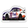 R and R Imports Nascar #11 Denny Hamlin 4-Inch Vinyl Decal Stiker Car Design view 1