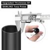 SAN LIKE Aluminum Tent Poles for Tarp, 60inch, 2 Sets (4 Sections), Black, Waterproof, Camping view 3
