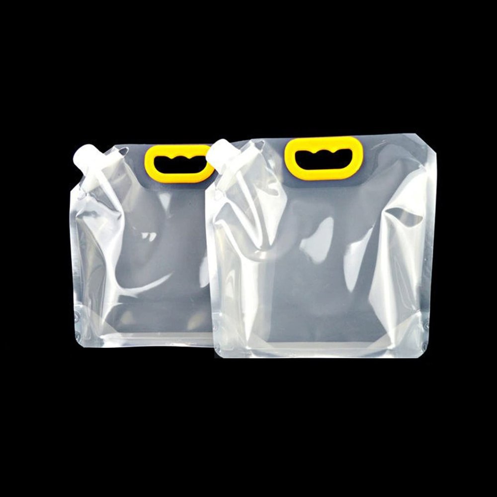 LFFH Foldable Cube Water Container, Portable Outdoor Camping Water Storage Bag, Car Water Container, BPA-Free, Collapsible Plastic Water Bag (Capacity: 1.5 L, Size: 2 Pieces)
