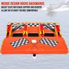 SUNNY & FUN Towable Water Tube - 3-Person Inflatable Floating Raft with Cushion Seats, Grip Handles, Dual Tow Points & Speed Safety Valve for Fast Inflation - 12V Air Pump & Tow Rope Included view 4