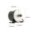 CDZHLTG Brushed Permanent Magnet Electric Motor for E Scooter Drive Speed Control Wind Turbine PMA 24V 350W 2700RPM view 2