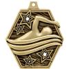 2.25" Swimming Medal Awards, Gold Masters Swimming Team Trophy Awards Includes Free Neck Ribbon 50 Pack Prime view 2