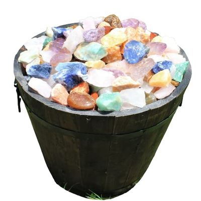 1 lb Bulk Lot Natural Brazil Mix (Large Rough Raw Rocks Stones 2260 Carats+)