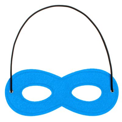Cute Black Super Hero Eye Masks for Little Boys Kids Party Cosplay Halloween Accessory Sky Blue