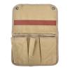 Beach Chair Storage Bag Container, Folding Camping Chair Side Storage Bag for Outdoor, Beach, Camping(Khaki) view 1