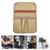 Beach Chair Storage Bag Container, Folding Camping Chair Side Storage Bag for Outdoor, Beach, Camping(Khaki) view 4