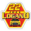 Nascar #22 Joey Logano 4-Inch Vinyl Decal Sticker New for 2022 view 1