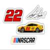 Joey Logano #22 NASCAR Cup Series 4 Pack Laser Cut Decal view 1