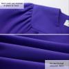 SAMDEEMI Unisex Adult Matte Graduation Gown Only, for High School, Bachelor, Choir Robes, Pulpit Robe, Pastor and Halloween, purple 57" view 3