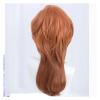 Wiggy Mermaid Short Orange Wig for Cosplay Costume Male Men Anime Layered Fluffy Character Costume Wig Heat Resistant Halloween Party Wig + Wig Cap (Orange) view 3
