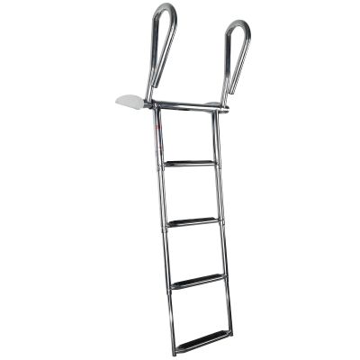 Amarine Made Boat Ladder Stainless Steel Telescoping Ladder Swim Step for Dock, Marine Pontoon/Yacht/Swimming Pool