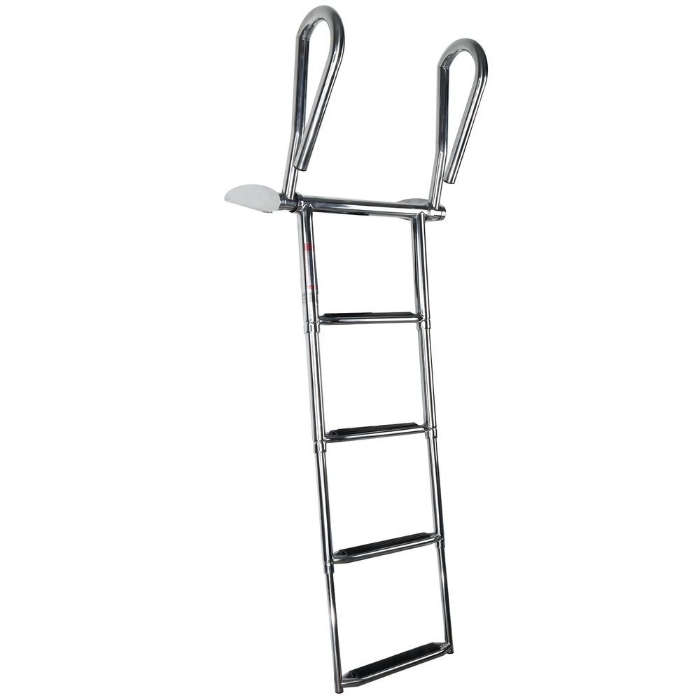 Amarine Made Boat Ladder Stainless Steel Telescoping Ladder Swim Step for Dock, Marine Pontoon/Yacht/Swimming Pool