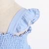 JEELLIGULAR Toddler Dress Ruffle Sleeveless Button Down Denim Dress for Toddler Girl Dress Summer Beach Casual A-line Sundress (2T-3T, Light Blue) view 4