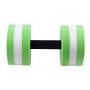 Homoyoyo Aquatic Exercise Dumbbells Fitness Barbell EVA Foam Hand Bars Soft Padded for Water Aerobics Swimming Pool Green view 1